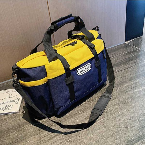 

large men women oxford travel duffel bag weekend gym bodybuilding luggage crossbody bag female male sport shoe bags girl mochila
