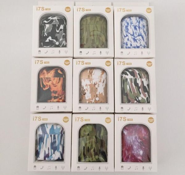 

colorful bluetooth headphones i7s tws twins earbuds camouflag wireless headset vs inpods 12 macaron for iphone x 11 android samsung