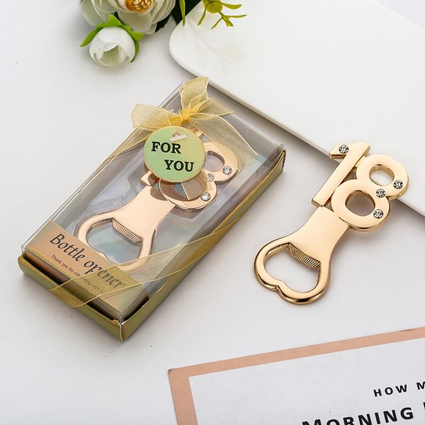 

birthday anniversary decoration gifts bottle opener for 18th birthday wedding anniversary party supplies w9628