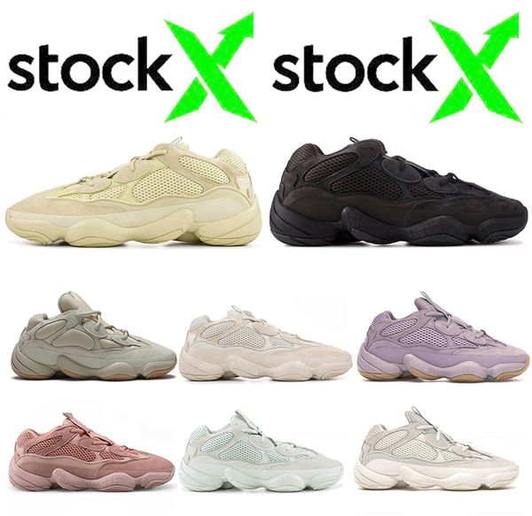 

fashion slate 500 soft vision stone running shoes blush desert rat bone white salt utility black kanye west mens trainers sneakers, White;red