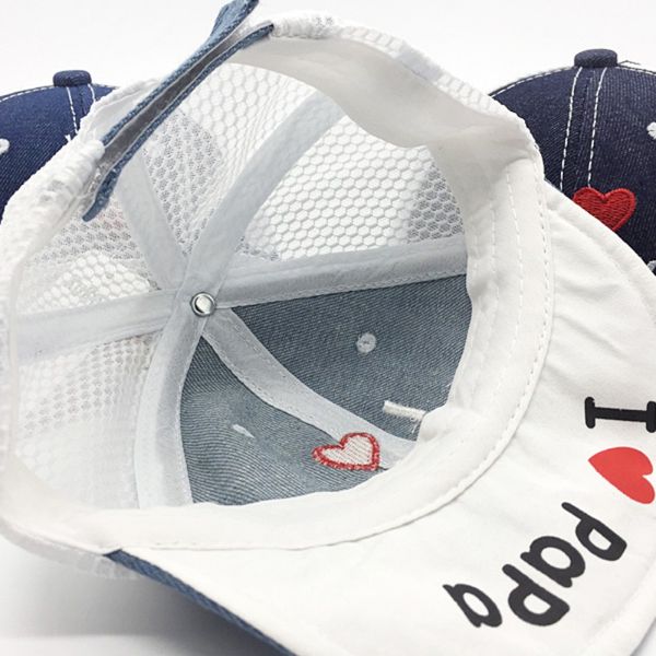 

fashion summer boys and girls cowboy soft baseball cap i love papa baby leisure flanging hats kids pgraphy props, Yellow