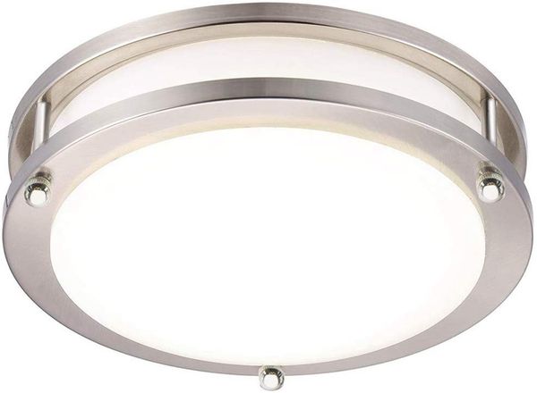 Plafoniera LED dimmerabile da incasso a doppio anello da 13 pollici, 36 W (equivalente a 120 W), 1800 lm, 5000 K bianco luce diurna