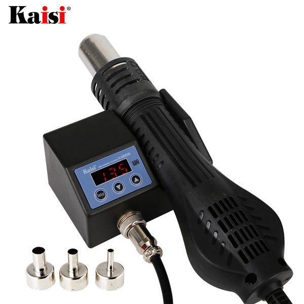 

kaisi 8858 220v/110v portable heat air gun bga rework solder station better hand-held air blower 700w