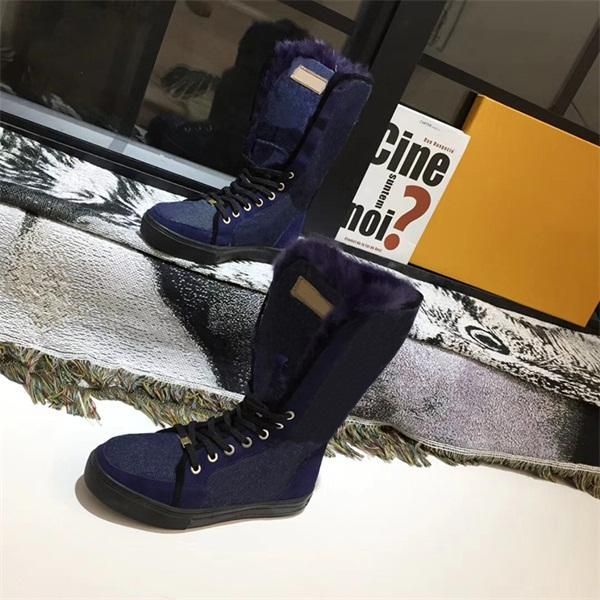 

w8 women brand designer 6 winter warm fur boots leather warm snow boots designer shoes fashion casual suede real fur slides, Black