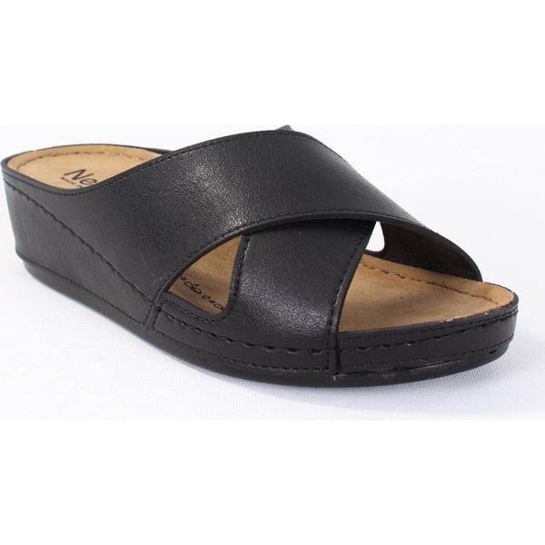 

neon 1802 orthopedic women slippers neon, Black