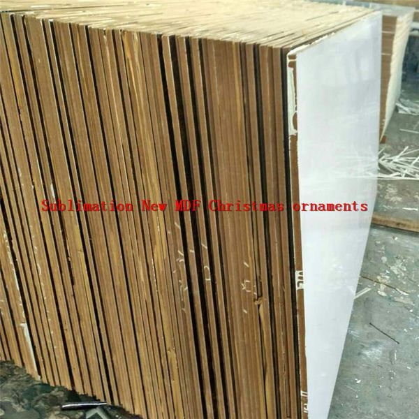 

сублимации мдф рождественские украшения рождественской елки снеговика большой колокол формы горячей печати передачи пустой расходуемый свобо