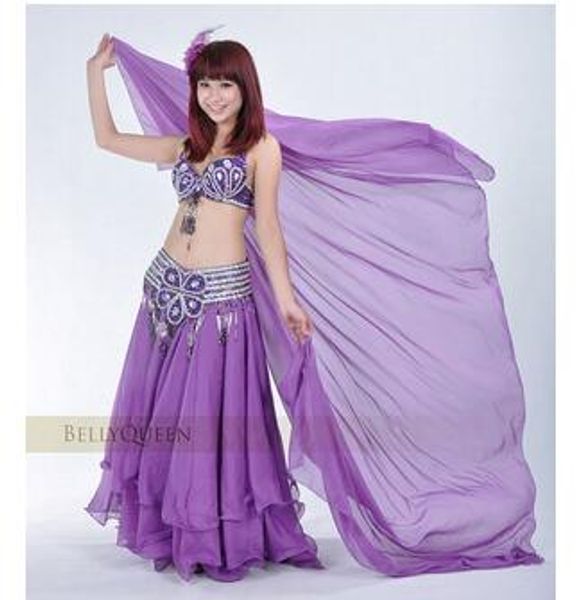 

1pcs/lot woman belly dancing chiffon veil dance dancing costume chiffon shawl veil 250*120cm, Black;red