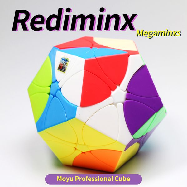 

rediminx cube 3x3 magic cubes 3x3x3 speed puzzle dodecahedron dino plum blossom megaminxs игрушка для детей cubo magico megaminxs y200428