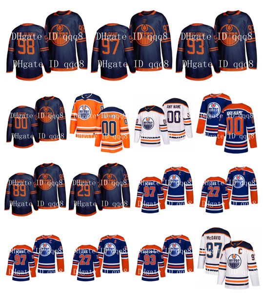 

edmonton oilers 2019-2020 third jersey 18 james neal 97 connor mcdavid leon draisaitl zack kassian darnell nurse oscar klefbom alex chiasson, Black;red