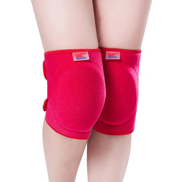 

1 pair sports knee pads sponge thickening dancing kneeling knee pads sports protective gear, Black;gray