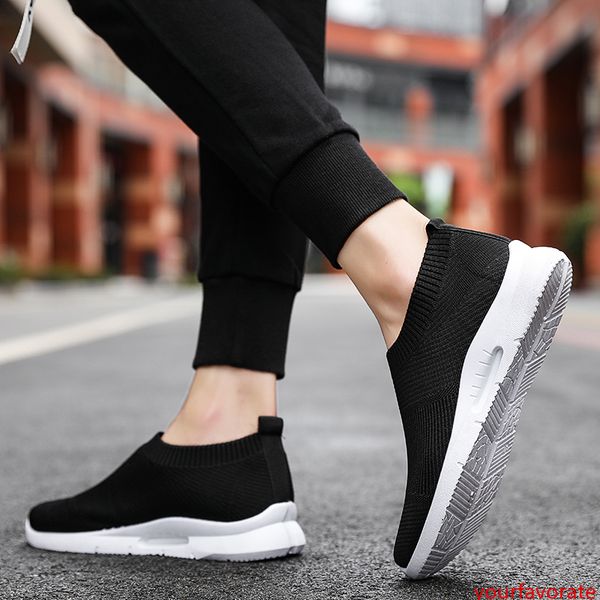 

2019 causal shoes all white black comfortable designer shoes black white fly outdoor jogging walking sneakers sports shoes size 39-44
