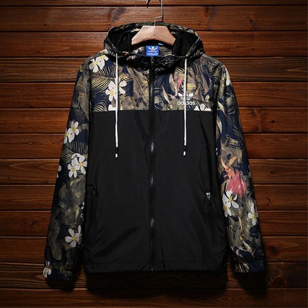 

fashion new mens jackets autumn sun protection coat thin windbreakers outdoor sport camouflage jacket streetwear, Black;brown