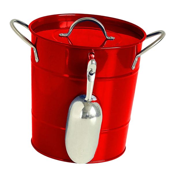 

ice bucket with lid bar wine beer juice champagne chilling bucket 3.4l