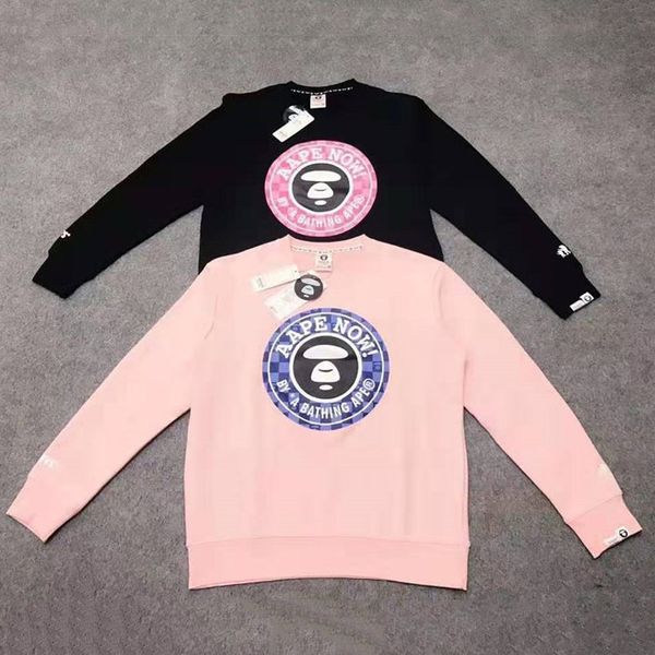 

2019 новых женщин конструктора толстовка мужчины женщины письмо печати фуфайки hoodie высокого качества с длинным рукавом свитера одежда, White;black