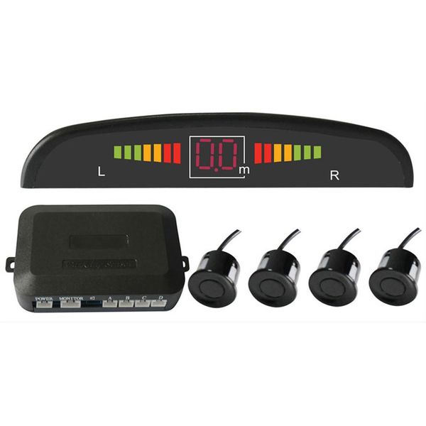 

car parking sensor kit auto led display 4 sensors for all cars 22mm reverse assistance backup radar monitor system