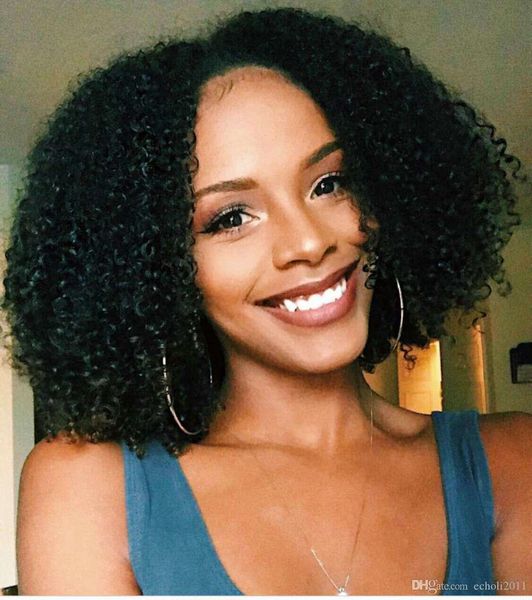 3c 4c Afro Kinky Curly Human Hair Wigs For Black Women Afro Bob