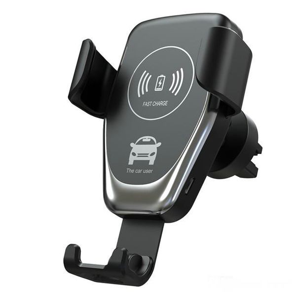 

wireless car charger mount 10w fast qi car charger air vent phone holder for samsung galaxy s10 note 10 note 9 smart phone