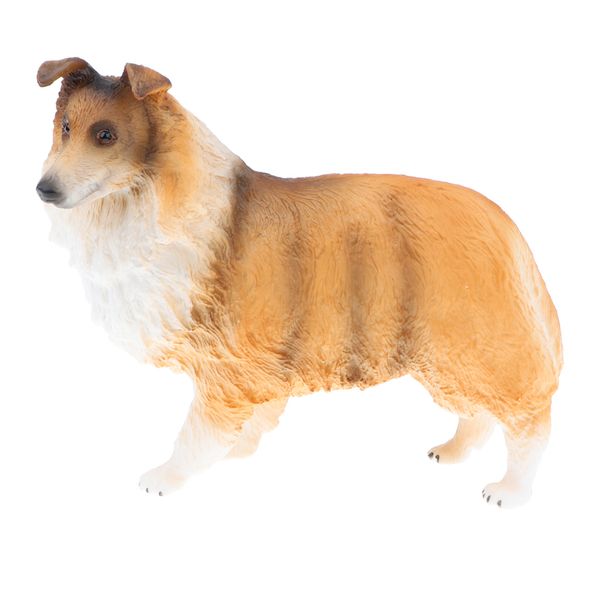 

4.6 inch yellow collie toy figure