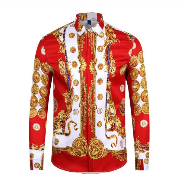 

2019 hirt printing crime fa hion de igner of cultivate one 039 morality hirt man 3 d men 039 clothe medu a long leeved hirt bu in