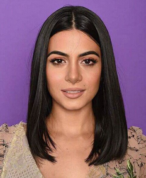 Soft Hairstyle Brazilian Hair Shoulder Length Long Silky Straight