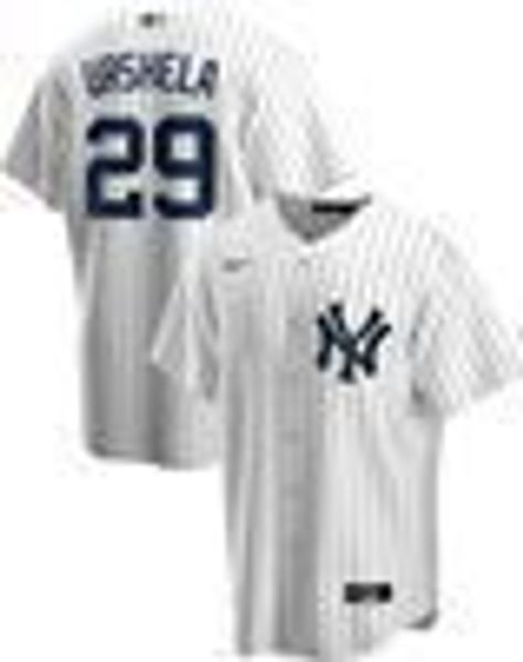 

дешевый gio urshela # 29 мужских все цвета 2020 mens прошитой xs-6xl бейсбол, Gray