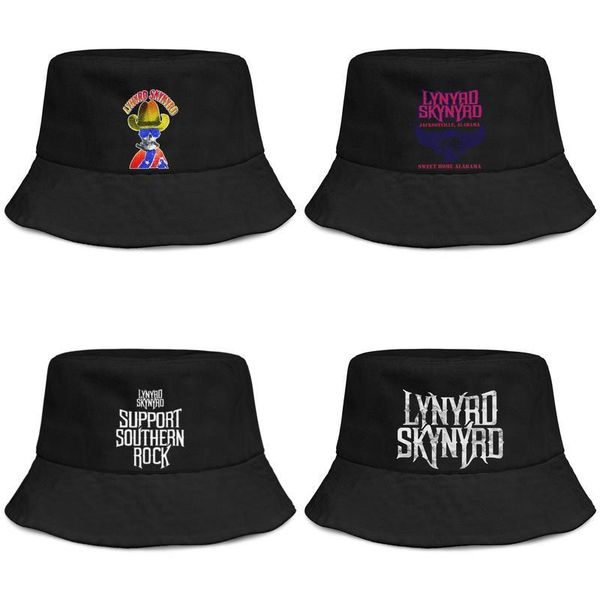

lynyrd skynyrd rock white marble mens and women buckethat styles vintage bucket baseballcap sweet home alabama skynyrd support southern, Blue;gray