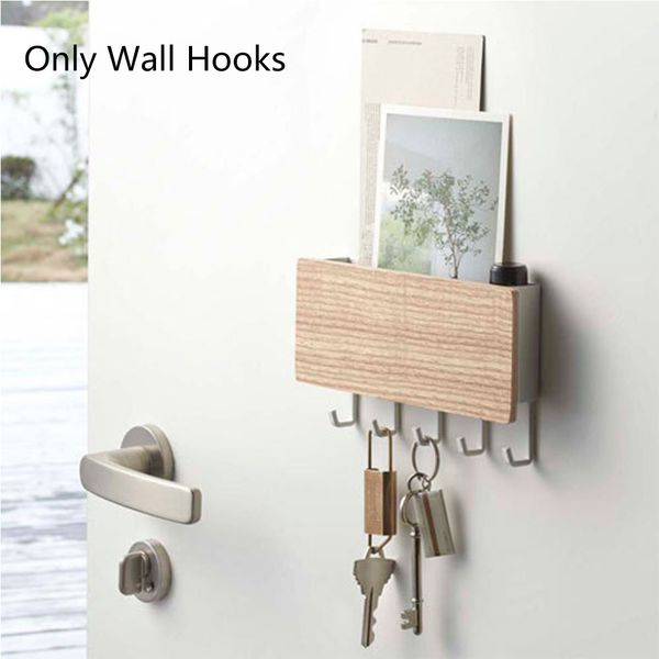 

space saving wall hook storage rack vintage key wooden hanger hallway home decorative bedroom door vintage hooks