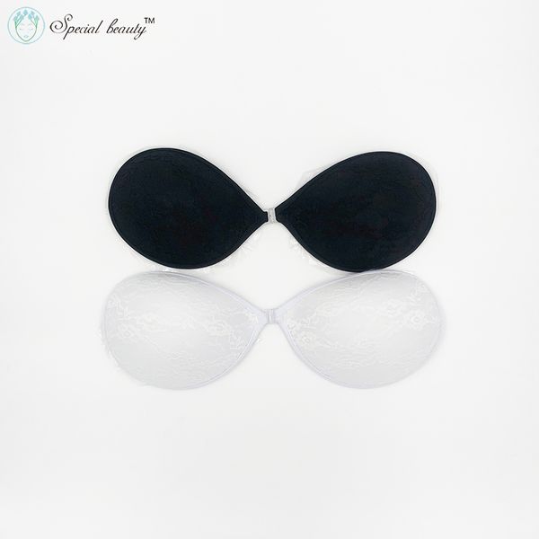 

special beauty 2020 new super push up reusable viscose lace seamless ultrathin ventilation wedding party, Red;black