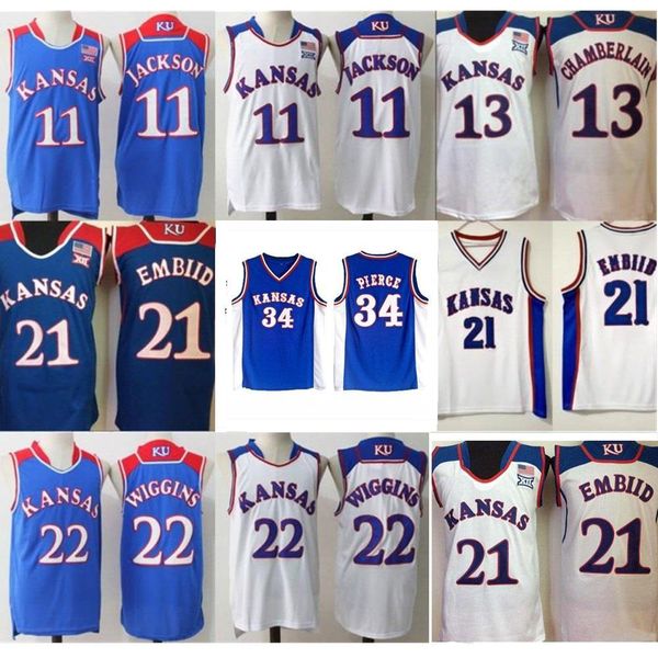 kansas jayhawks wiggins jersey