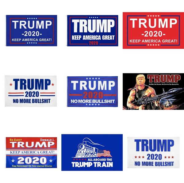 

12 styles trump 2020 flag donald trump flag keep america great donald for president campaign banner 90*150cm garden flags hh7-1988 #245