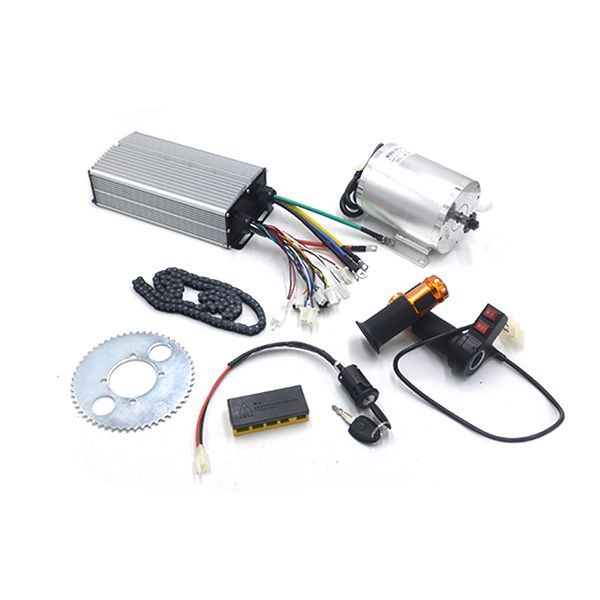 

brushless dc motor electric vehicle with brushless controller throttle electric bike parts 72v 3000w e bike conversion kit