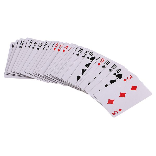 

street trick props kits gimmick 9 x 6cm folding poker close-up magic parts