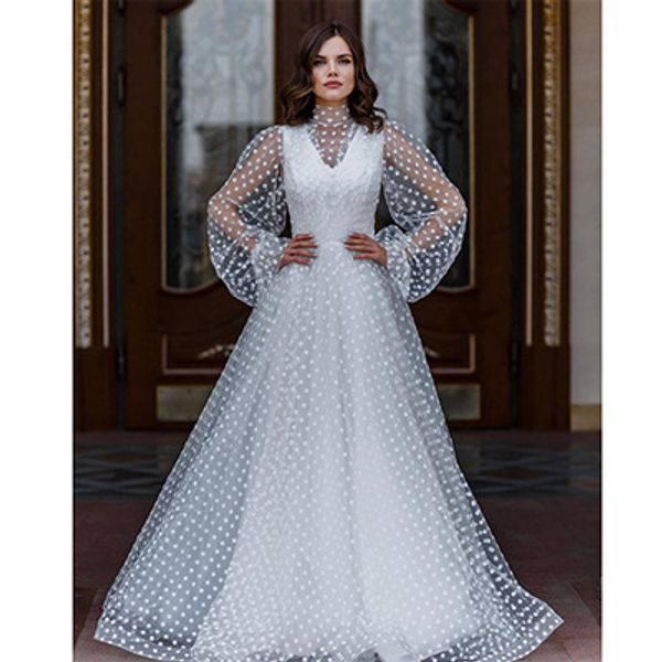 

casual polka dot boho maxi woman dress puff sleeve the neck vintage beach dresses empire long lace party dressed, Black;pink