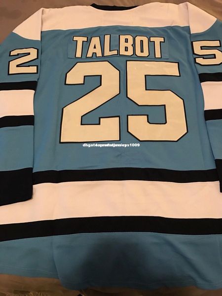 

custom max talbot hockey jerseys blue ccm men's fight strap mens personalized stitching jerseys, Black;red