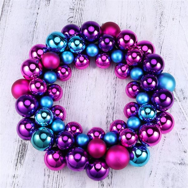 

christmas wreath ball ornaments shatterproof front door window hanging xmas decor for holiday event indoor outdoor a35