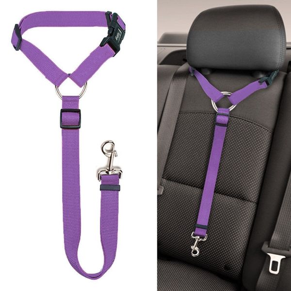 

universal practical dog cat pet safety adjustable car seat belt harness leash travel clip strap lead car seat belt