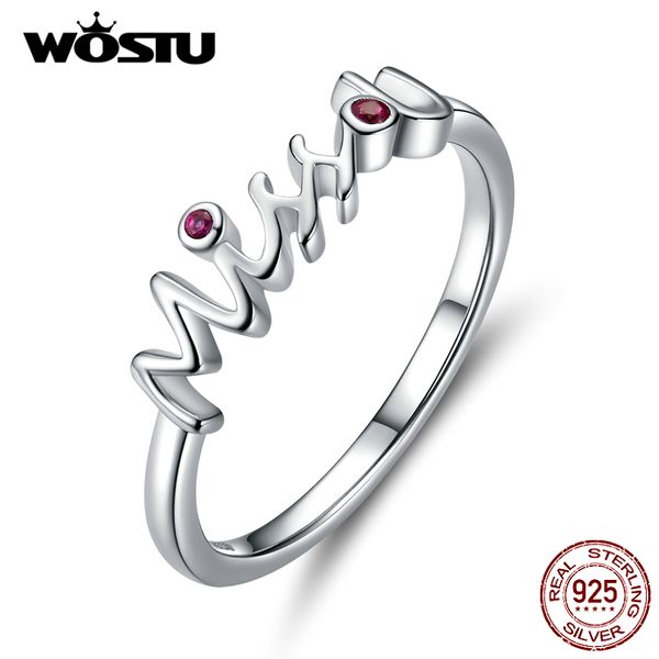 

wostu 2020 new arrival 925 sterling silver miss u ring for women wedding engagement zircon rings lover jewelry bkr631, Golden;silver