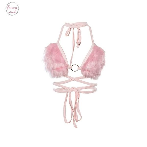 

women hollow out fleece vest crop cotton crop sleeveless backless blouse tank t shirt, White