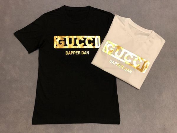 

19 luxury europe france pari de igner t hirt golden letter t hirt fa hion men women brand t hirt ca ual tee tag lu o new