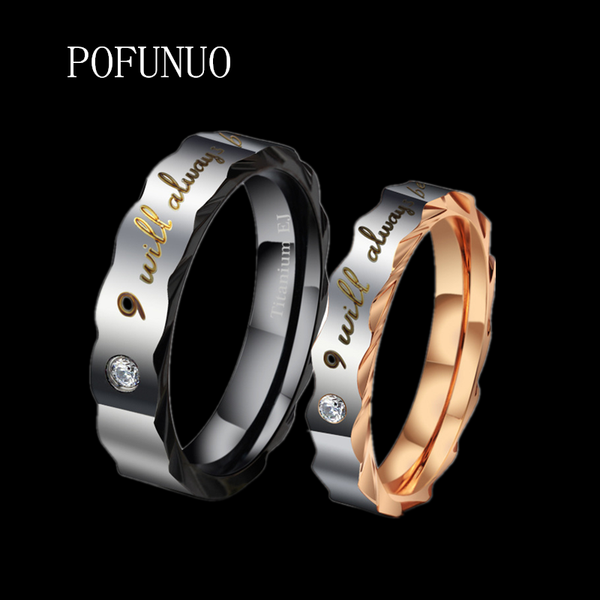 

pofunuo classic wedding band tungsten ring crystal engagement design tungsten ring anniversary party couple matte wholesale, Slivery;golden