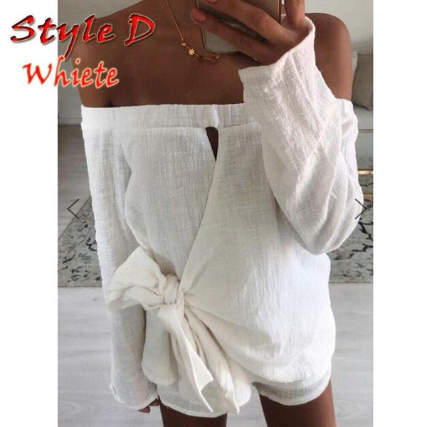 

us women long sleeve clubwear evening party short jumpsuit romper plus size, Black;white