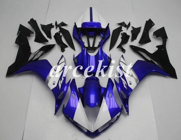 

injection mold new abs motorcycle full fairings kits fit for yamaha yzf-r1 2004 2005 2006 04 05 06 bodywork set blue black