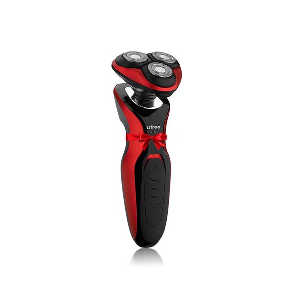 

uu-121 face care men beard trimmer machine 3d rechargeable electric shaver triple floating blade heads shaving razors 100