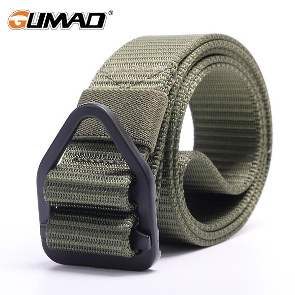

tactical belt alloy metal buckle waist support sports outdoor molle hunting training camping combat army waistban duty, Black;gray