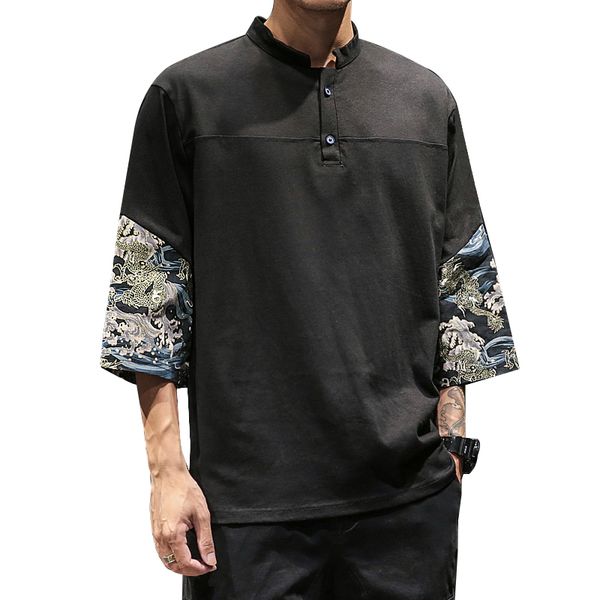 

2019 new casual cotton t shirt men tshirt fashion t-shirt short sleeved patchwork loose tees 4xl 5xl, White;black