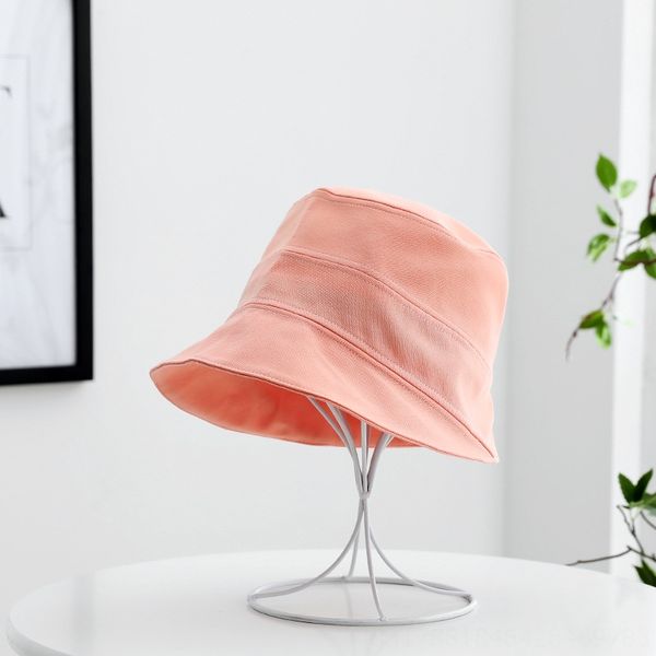 

6lbry east gate four protective fisherman bucket bucket seasons cotton fisherman hat solid color all-match sunscreen uv protection leisure a, Blue;gray