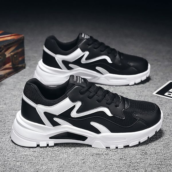 

обувь мода krasovki мужские повседневный марка man тапки chaussure homme свет открытый footwears дешевые спорт каплепадения для взрослых обу, Black