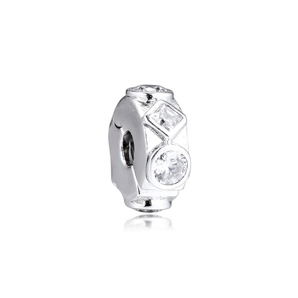 

ckk fit bracelet geometric clip charms silver 925 original beads for jewelry making sterling silver perle berloques