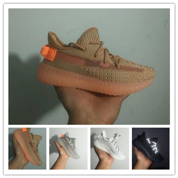 

2019 new 35 v2 running shoes kids athletic outdoor sports shoes baby and boy girl kanye west beluga 2.0 sneakers, Black