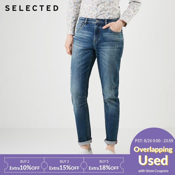 

men's summer lycra-blend fading tight-leg jeans c|419132535, Blue